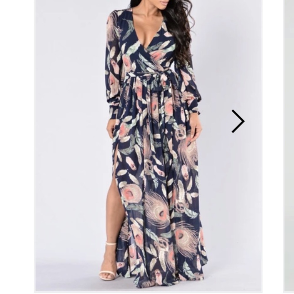 Fashion Nova Brunch Date wrap dress